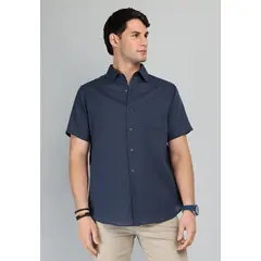 SOVIET - Camisa Lisa Manga Corta