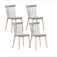 Pack 4 Sillas Windsor Polipropileno