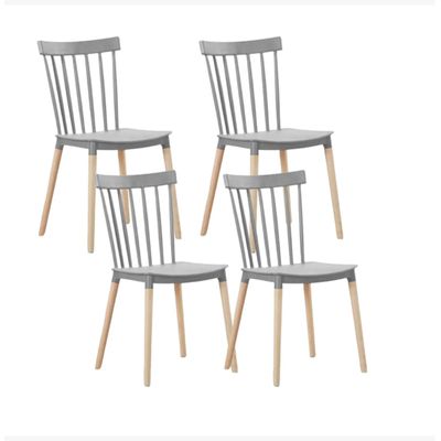 Imagen 1 del producto Pack 4 Sillas Windsor Polipropileno