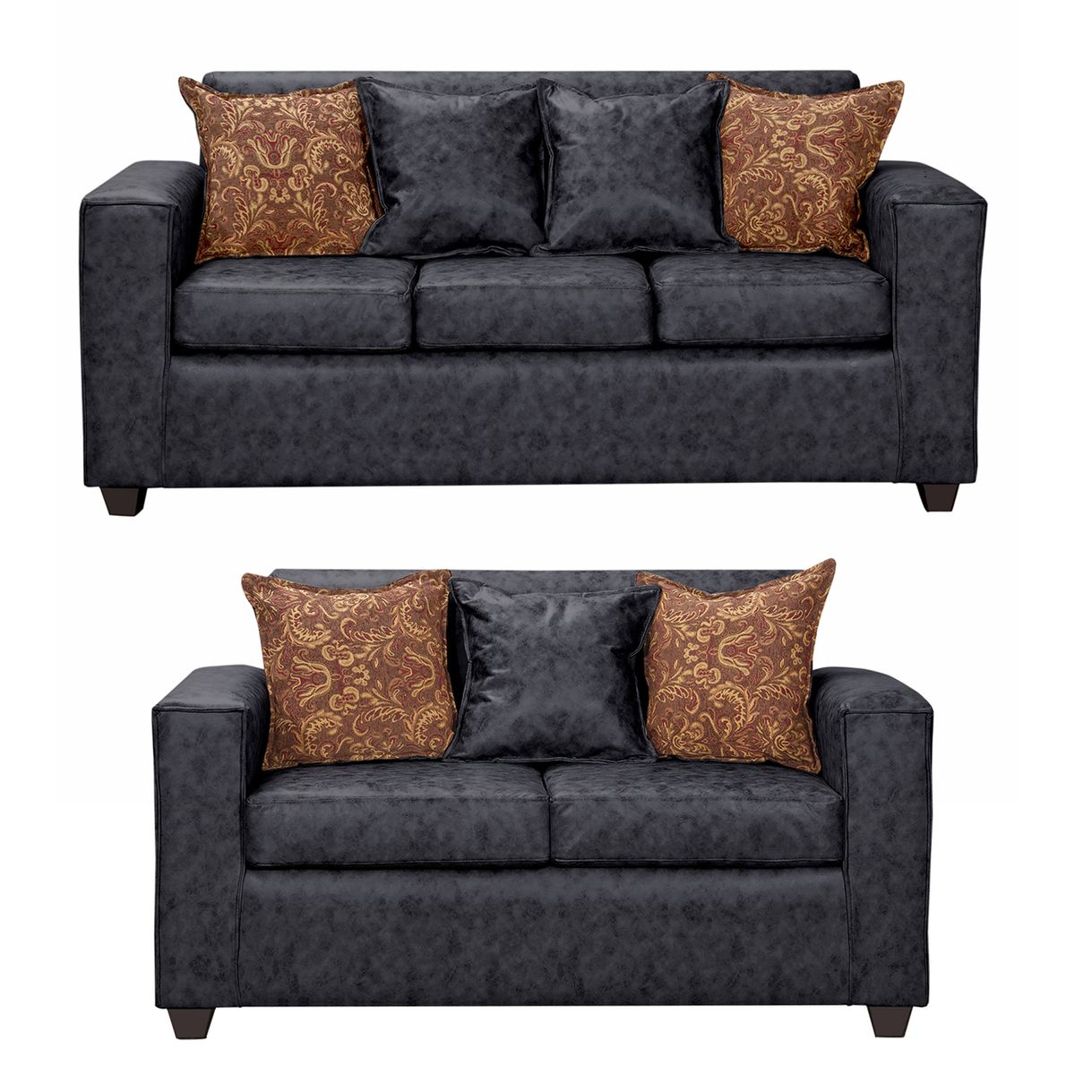 BLACK FACTORY - Juego de Living 3 2 Ezeiza…