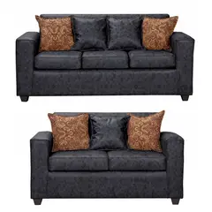 BLACK FACTORY - Juego de Living 3 2 Ezeiza…