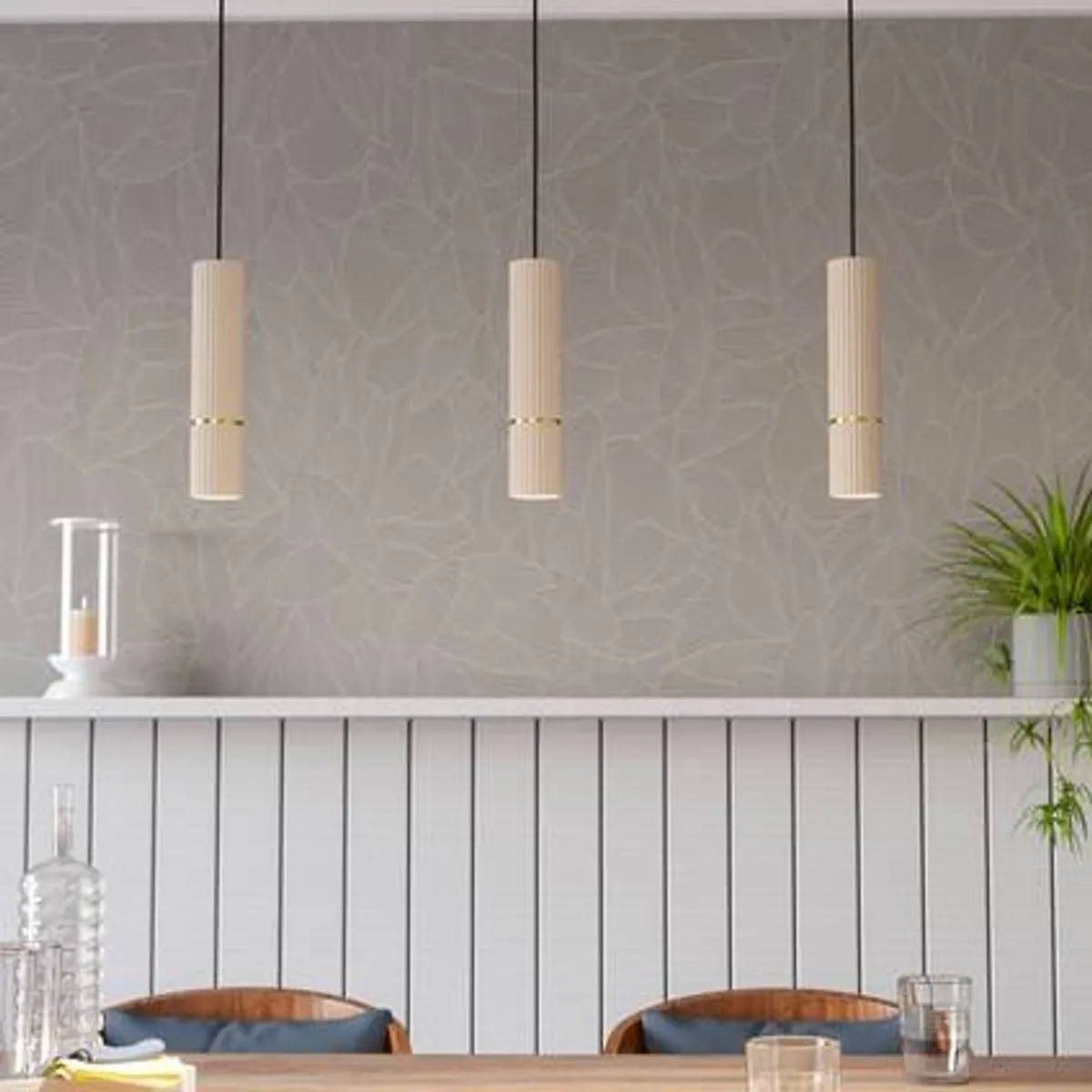 EGLO - Lámpara Colgante Caminia  Acero GU10 3X5W Cód.901152.