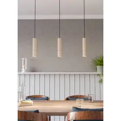 EGLO - Lámpara Colgante Caminia Acero GU10 3X5W Cód.901152