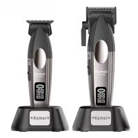 Barber Combo Cortadora y Patillera con Base 9000 RPM