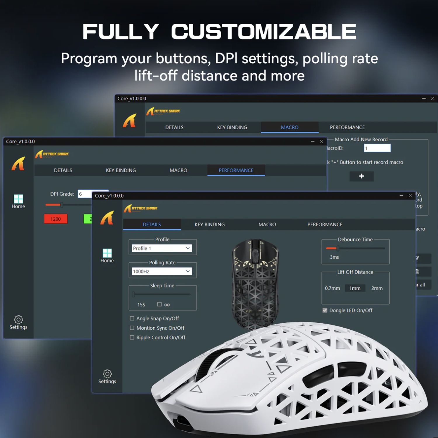 GENERICO Mouse Inalámbrico Attack Shark R5 Ultra 8k Fibra De