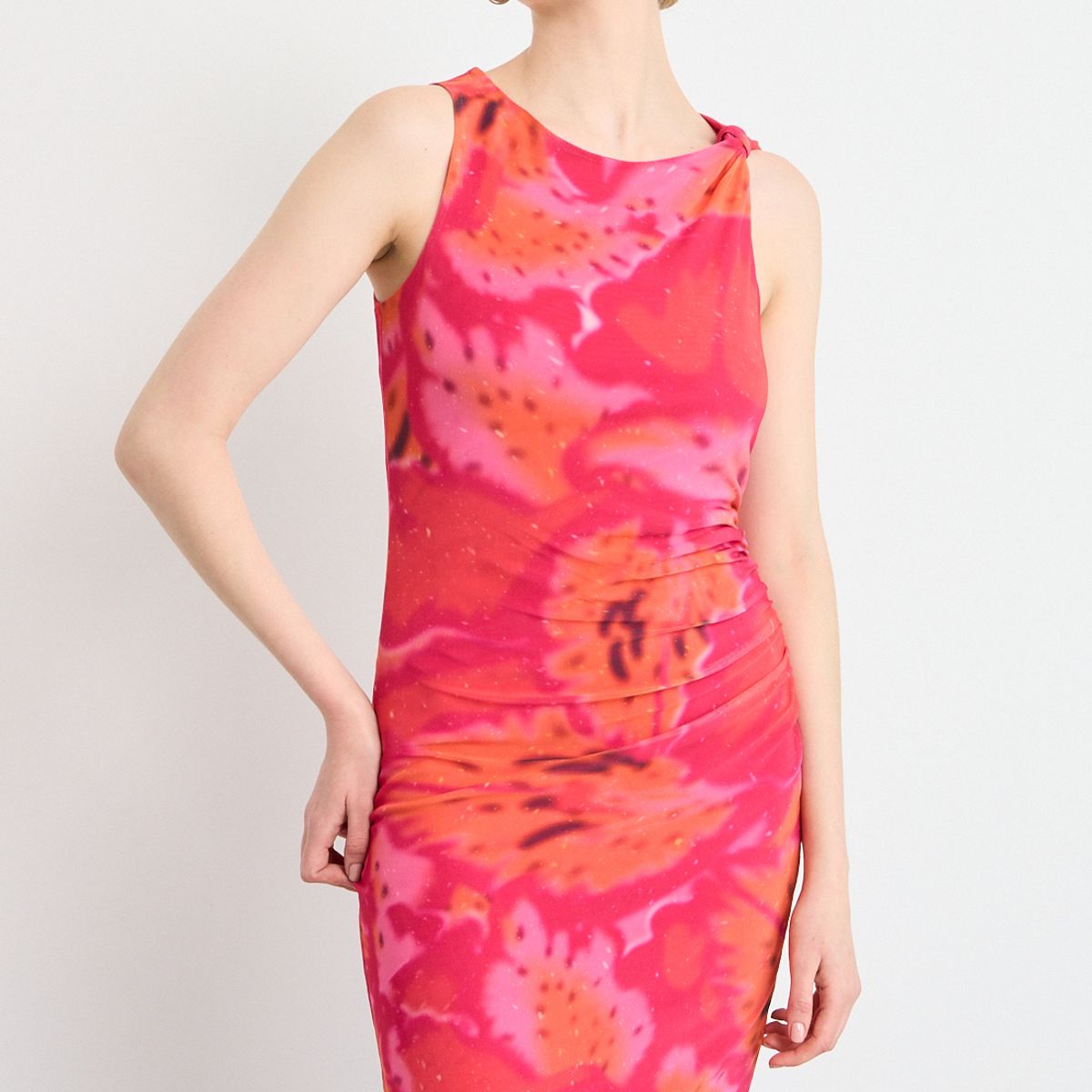 IO - Vestido Largo Mujer Fucsia Io