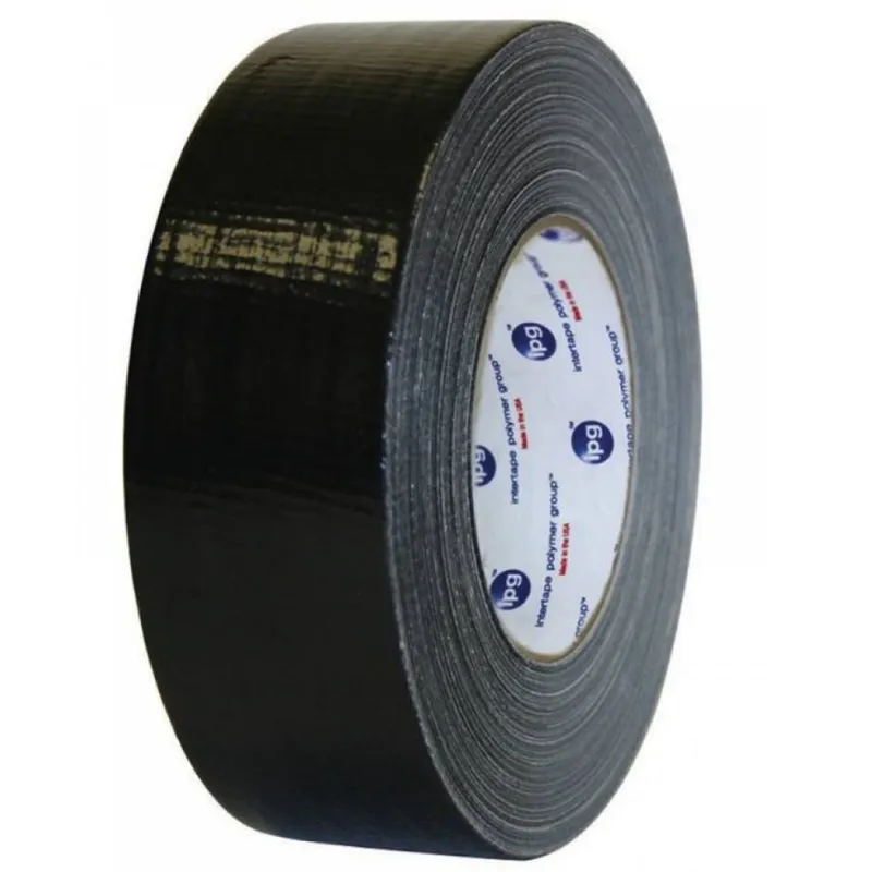 GENERICO - Cinta Gaffer Duct Tape Negro 55 mts Intertape AC-20N