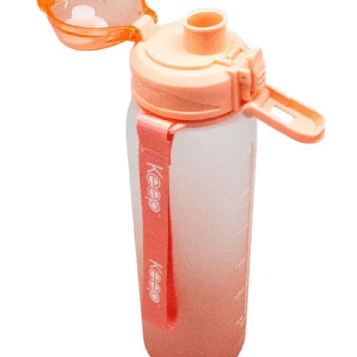 KEEP - Botella Deportiva Keep Rubber 1l - Diseño Agua - Naranja