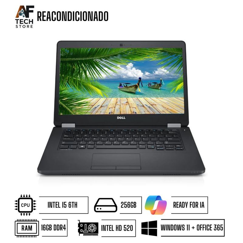 DELL - Notebook Dell 5480 Advanced (Win11 - Office365) Reacondicionado