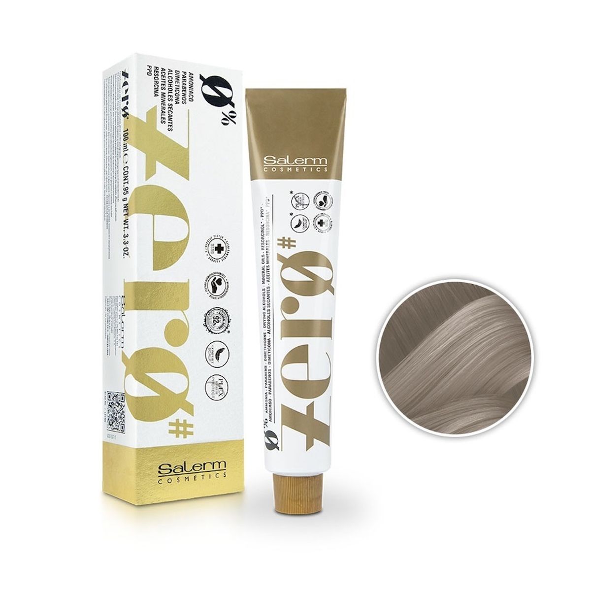 SALERM - SALERM Tintura Zero Sin Amoniaco 0,21 Perlado ceniza