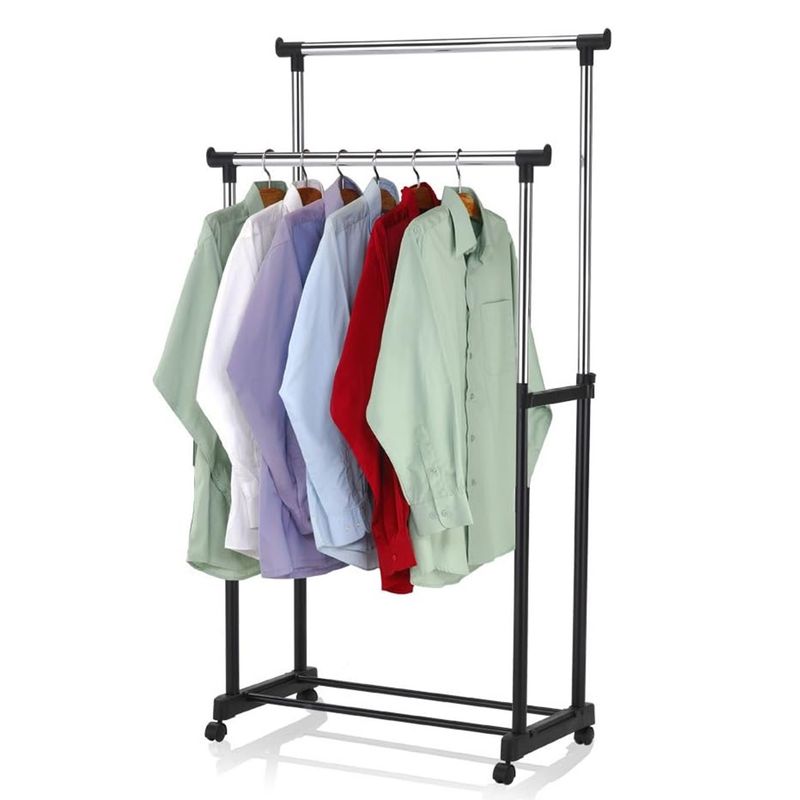 GENERICO - Perchero Colgante Organizador Doble Extensible Tendedero Ropa