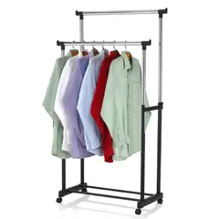 GENERICO - Perchero Colgante Organizador Doble Extensible Tendedero Ropa