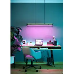 EGLO - Lámpara Colgante Kokomo Acero Madera Smart Home 34W IP20 Cód900702