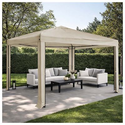 Imagen 2 del producto Toldo Premium Terraza 3x3m estructura metalica Beige