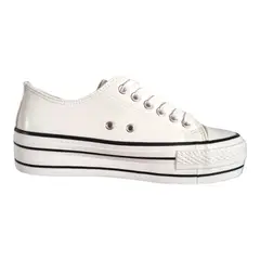 HERIEL - Zapatilla Eco Cuero Plataforma Run Tendencia Urbana