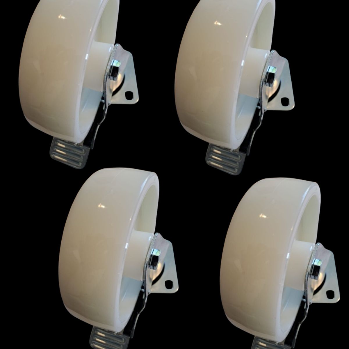 SANPLAST - Pack 4 Sanplast 160mm 1200kg Nylon