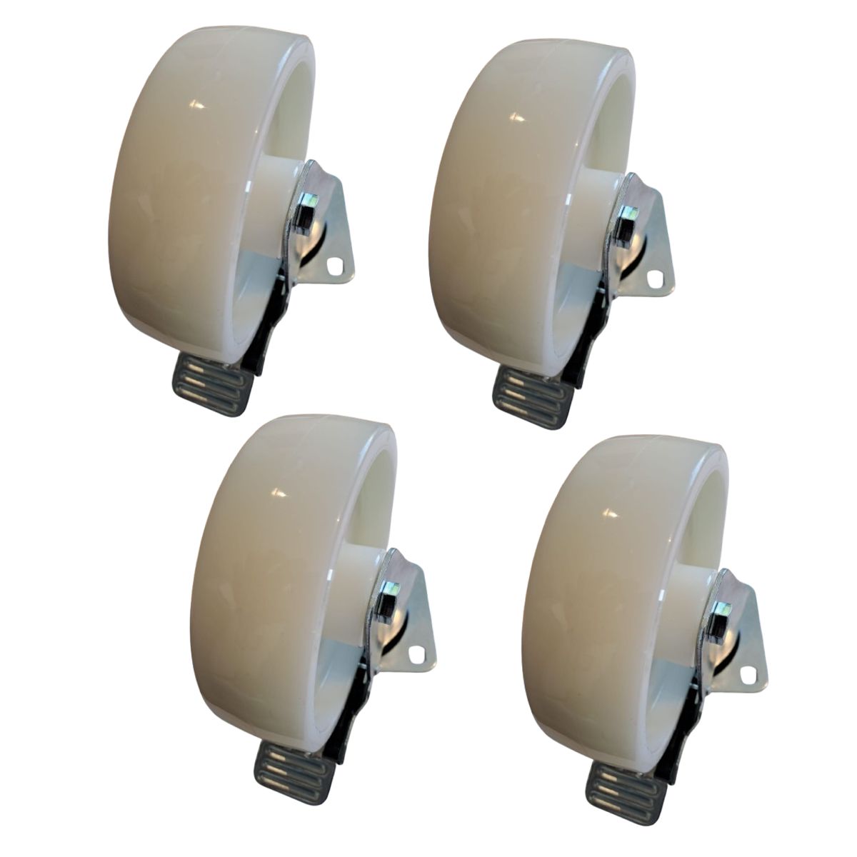 SANPLAST - Pack 4 Sanplast 160mm 1200kg Nylon