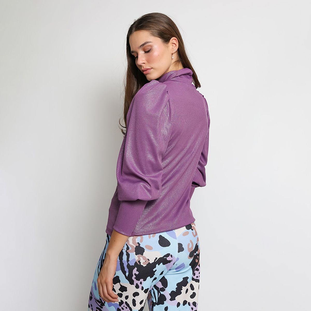 NATALIA SEGUEL - Polera Vane Violeta Natalia Seguel