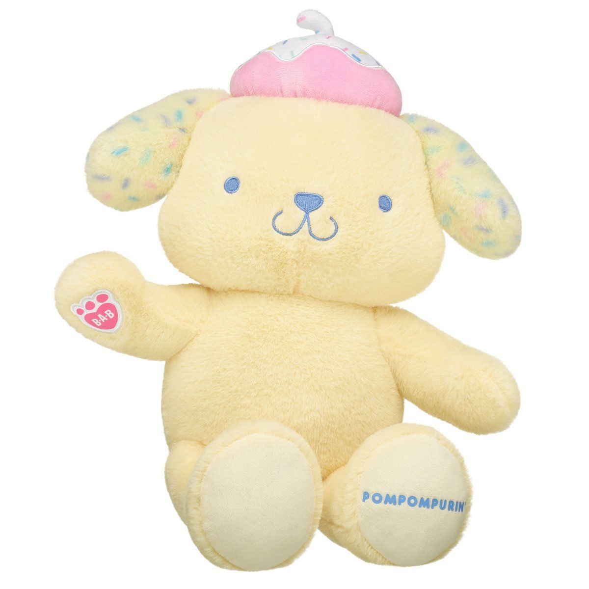 BUILD A BEAR - Peluche Build a Bear Pompompurin donut pastel Sanrio