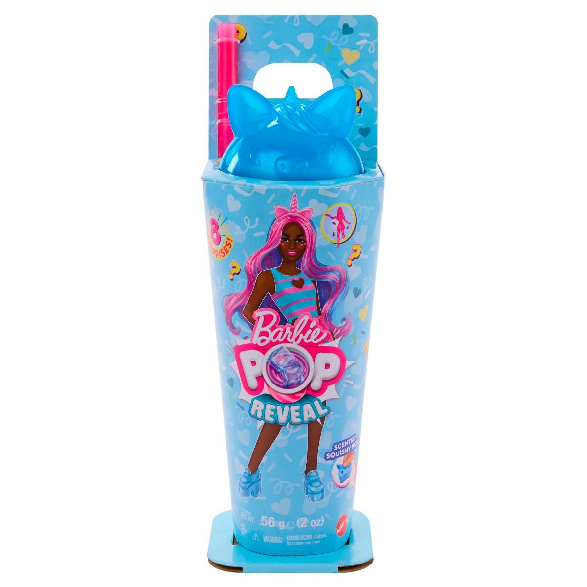 BARBIE - Muñeca Barbie Pop Reveal colección batidos celeste