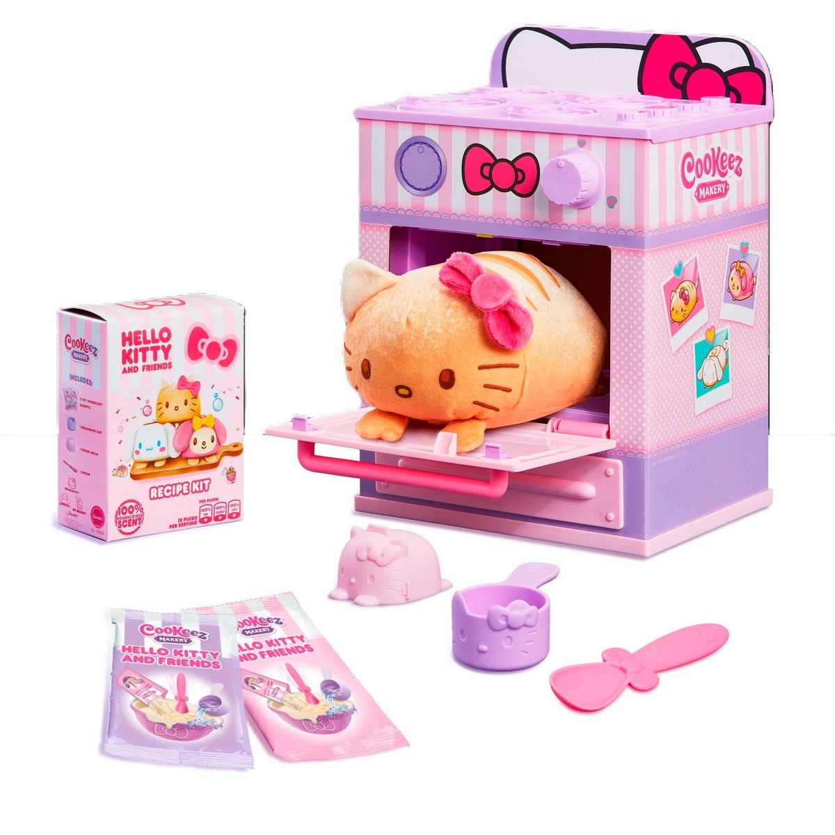 ANSALDO - Playset Cookeez Makery peluche Hello Kitty horneado