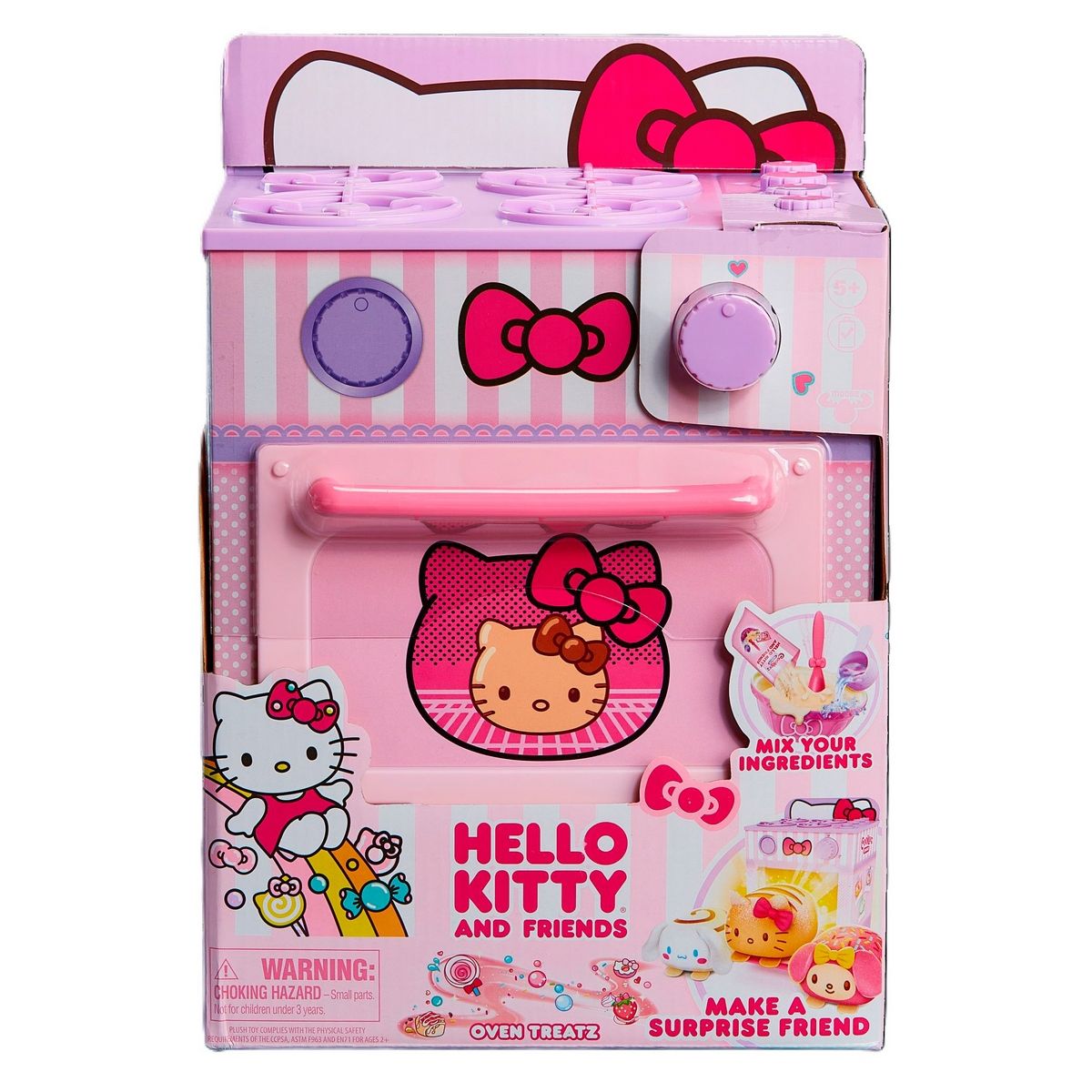 ANSALDO - Playset Cookeez Makery peluche Hello Kitty horneado