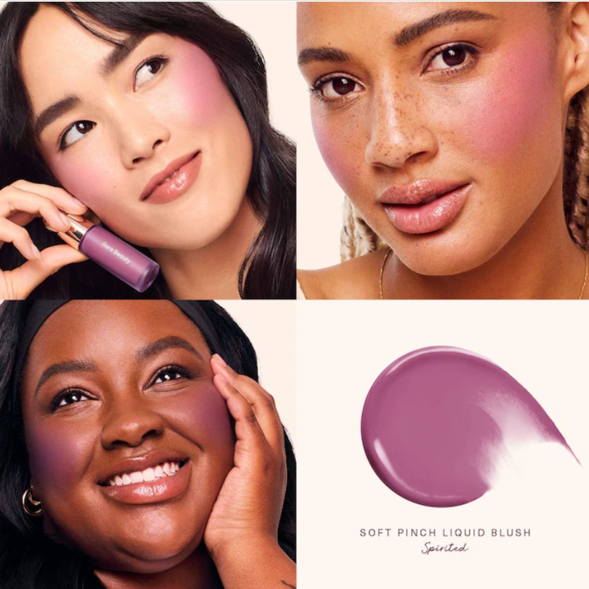 RARE BEAUTY - Mini Rubor Liquido Soft Pinch - Spirited Rare Beauty