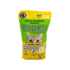 GENERICO - Arena Aglutinante Topk9 4kg Limon Iones De Platacarbón