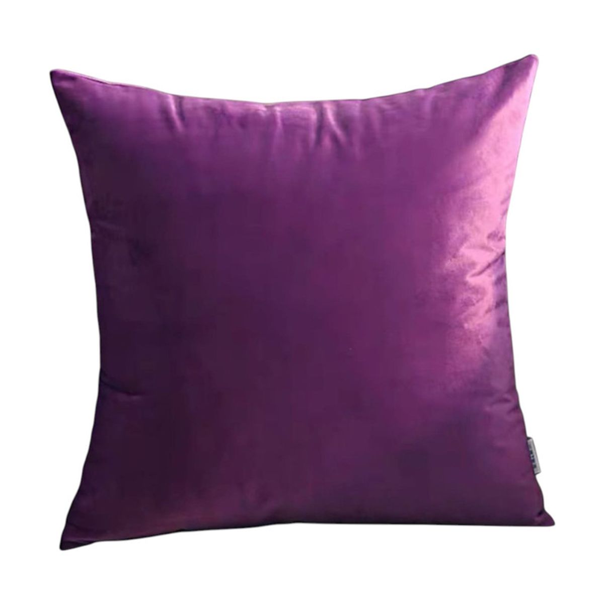 GENERICO - Pack 2 Cojines De Terciopelo Liso Medida 45x45cm Color Morado