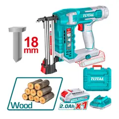 TOTAL TOOLS - Clavadora Concreto Inalambrica 18mm 20V Cargador y Bateria Total