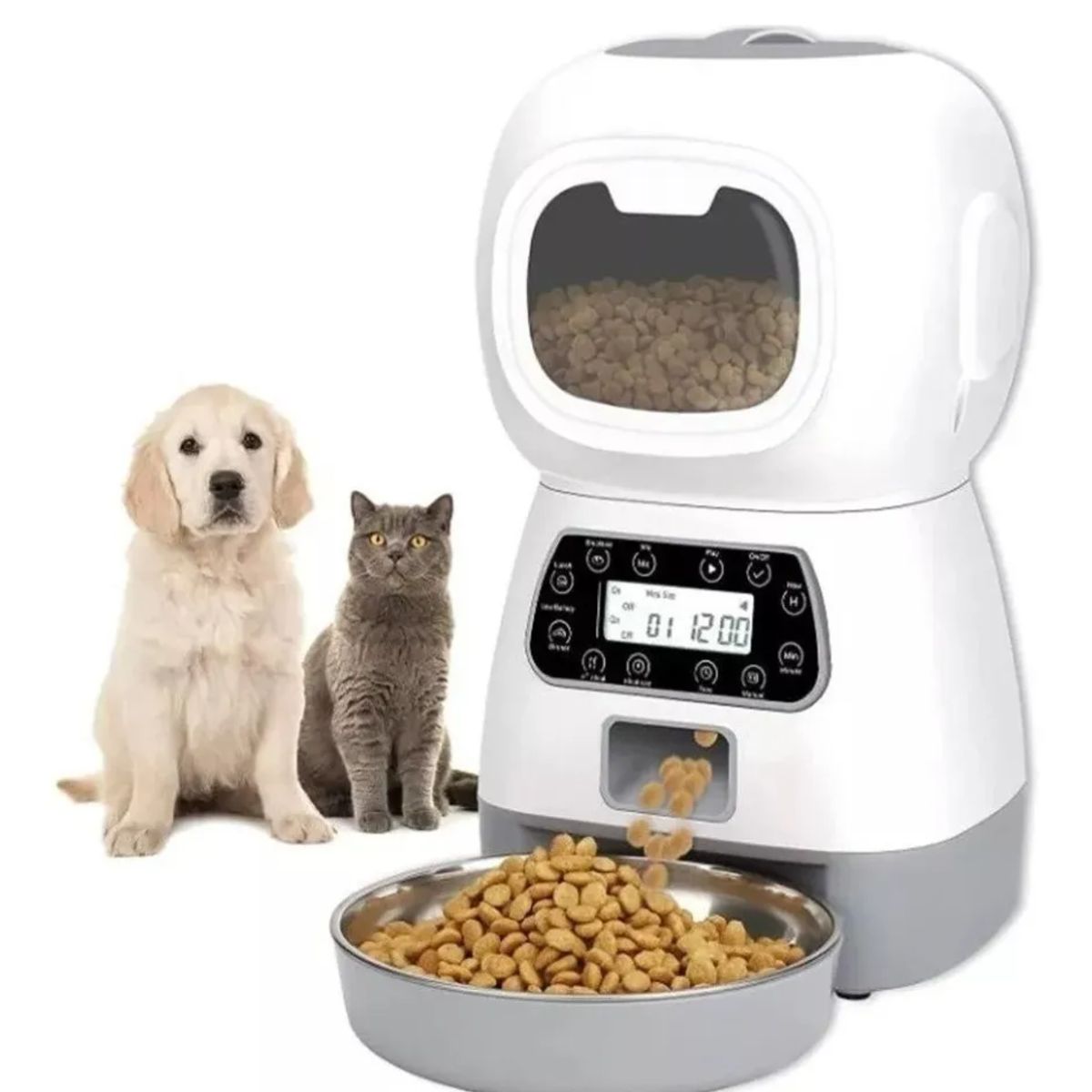 GENERICO - Comedero Automático Dispensador Comida Mascotas Programable