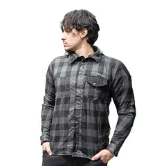 WINDESIGN - Camisa Fraela Moto Protecciones CE1621-1 y Kevlar