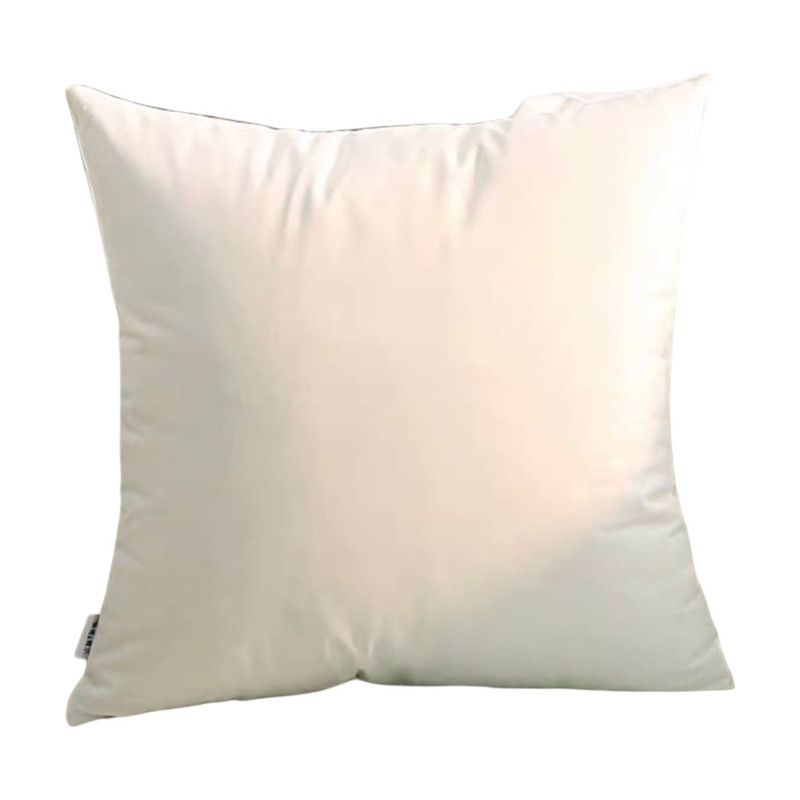 GENERICO - Pack 2 Cojines De Terciopelo Liso Medida 45x45cm Color Crema