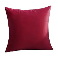 GENERICO - Pack 2 Cojines De Terciopelo Liso Medida 45x45cm Color Conchevino