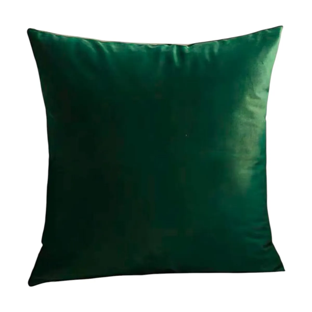 GENERICO - Pack 2 Cojines De Terciopelo Liso Medida 45x45cm Color Verde