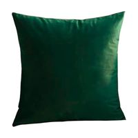 Pack 2 Cojines De Terciopelo Liso Medida 45x45cm Color Verde