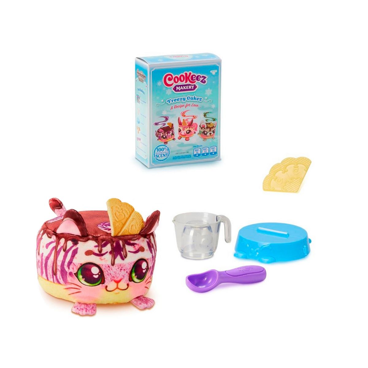 ANSALDO - Playset Cookeez Makery peluche interactivo Freezy Cakez