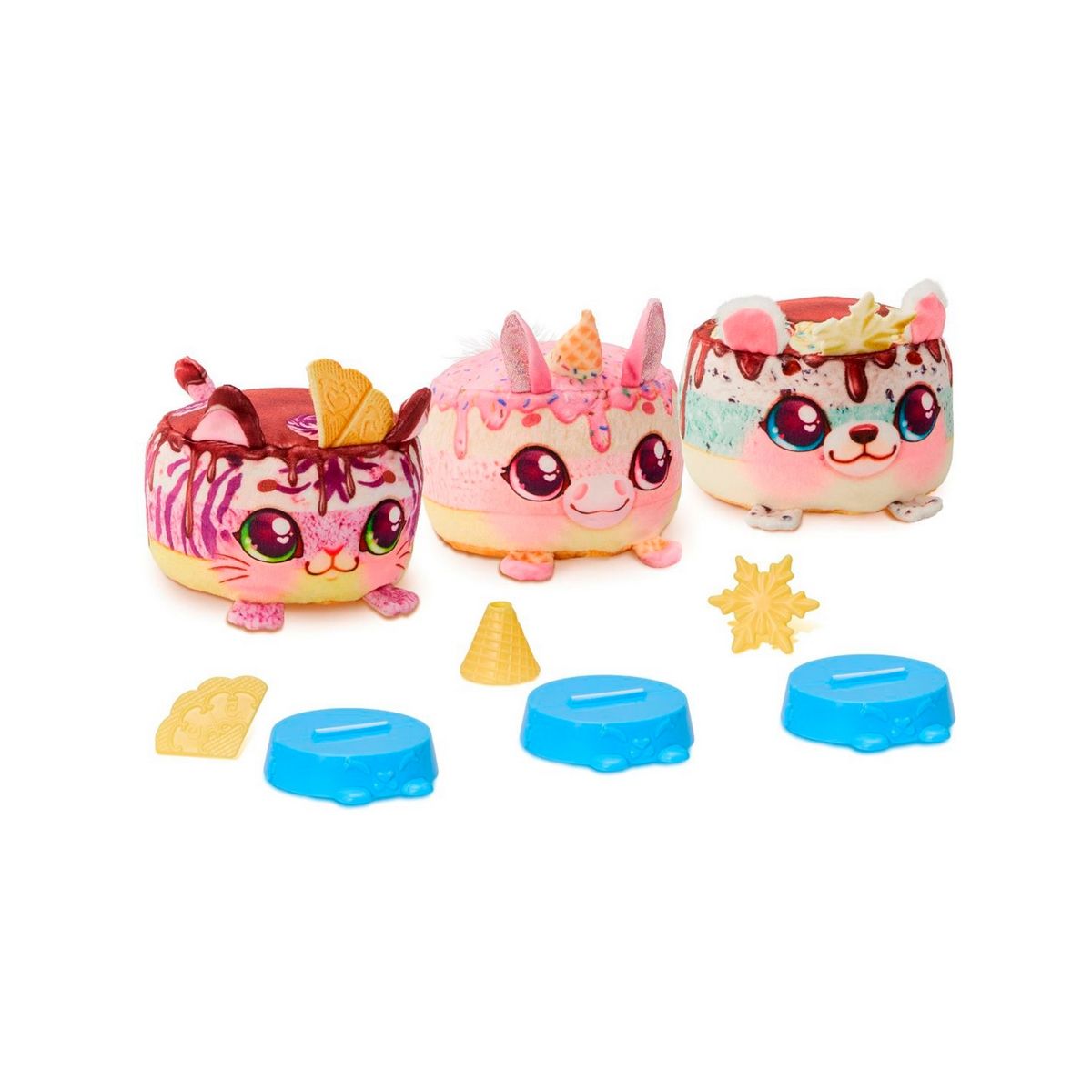 ANSALDO - Playset Cookeez Makery peluche interactivo Freezy Cakez
