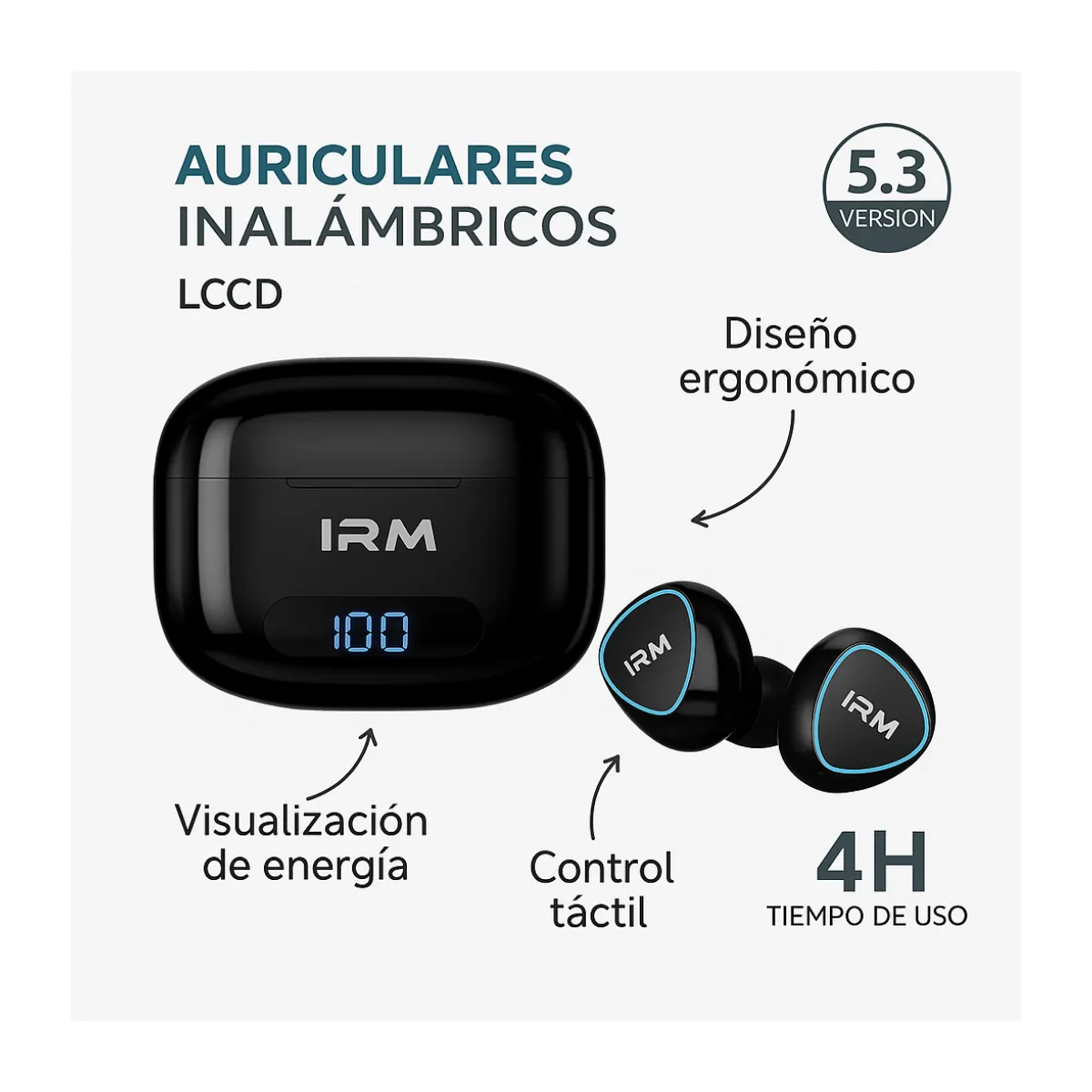 GENERICO - Audífonos Auriculares Inalambricos Bluetooth Gamer