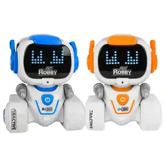 GENERICO - Robot Juguete a Control Remoto Robby con Luces y Sonido