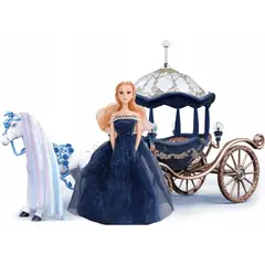 CARIBEE - Princesa En Elegante Carruaje + Caballo Eléctrico Que Camina