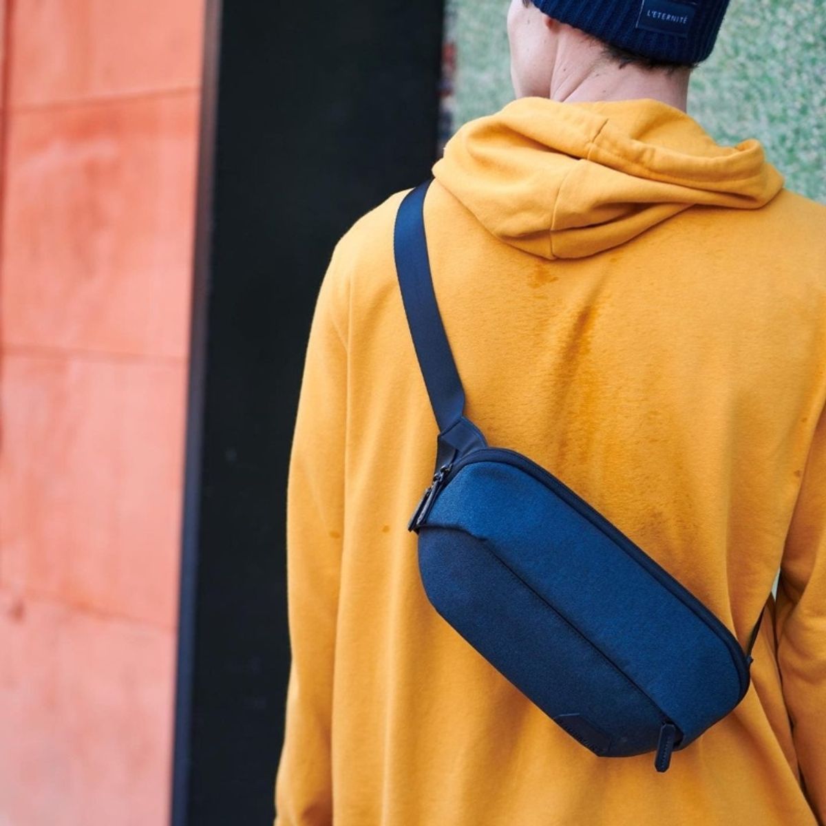 BAGSMART - Bagsmart Banano Urbano Falco con Correa Ajustable Oxford Azul