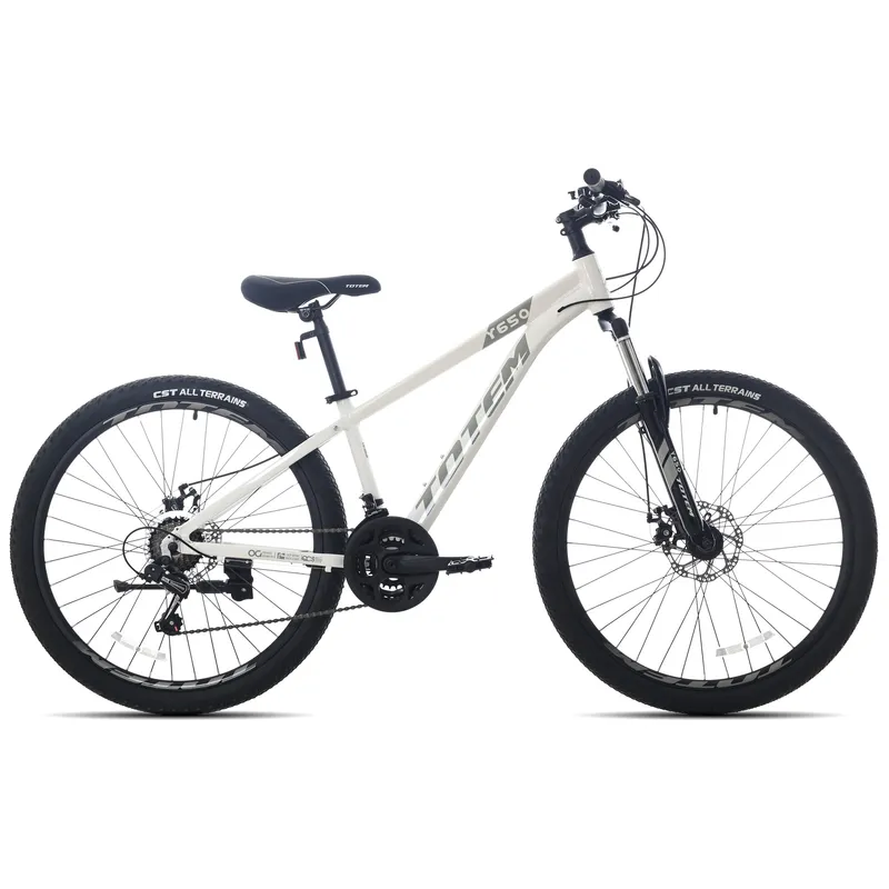 TOTEM - BICICLETA TOTEM MTB ARO 26 MODELO Y650 BLANCO GRIS