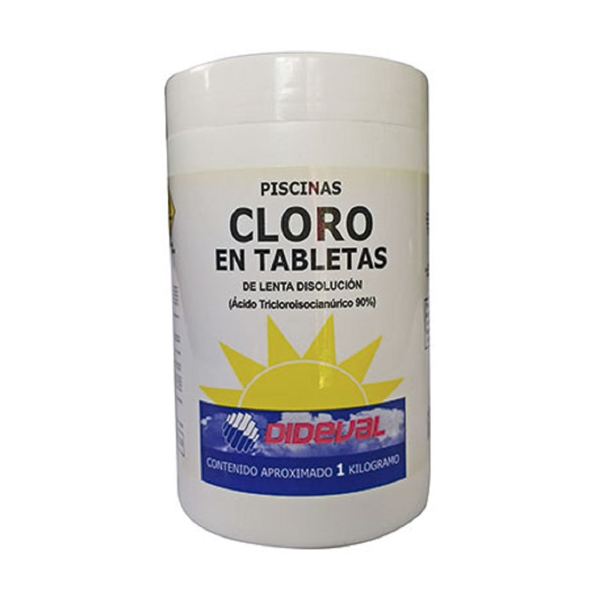DIDEVAL - CLORO PISCINA TABLETAS 5 X 200 GRS DIDEVAL