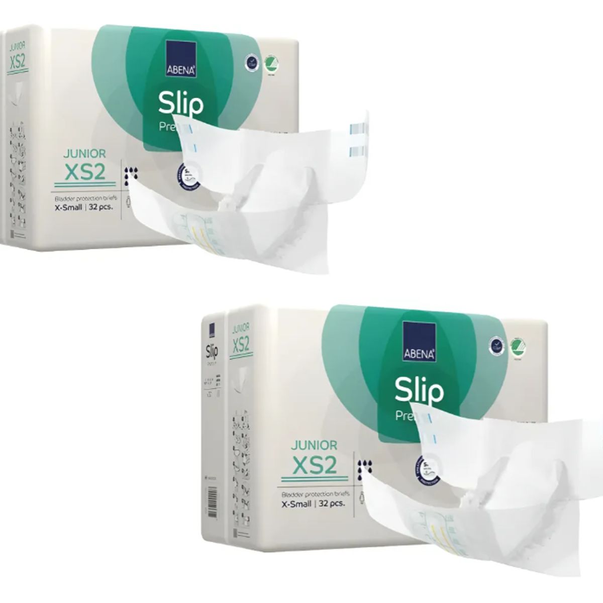 ABENA - Pack X 2 Pañal Abena Slip Junior Xs2 (ex Abriform 43050)