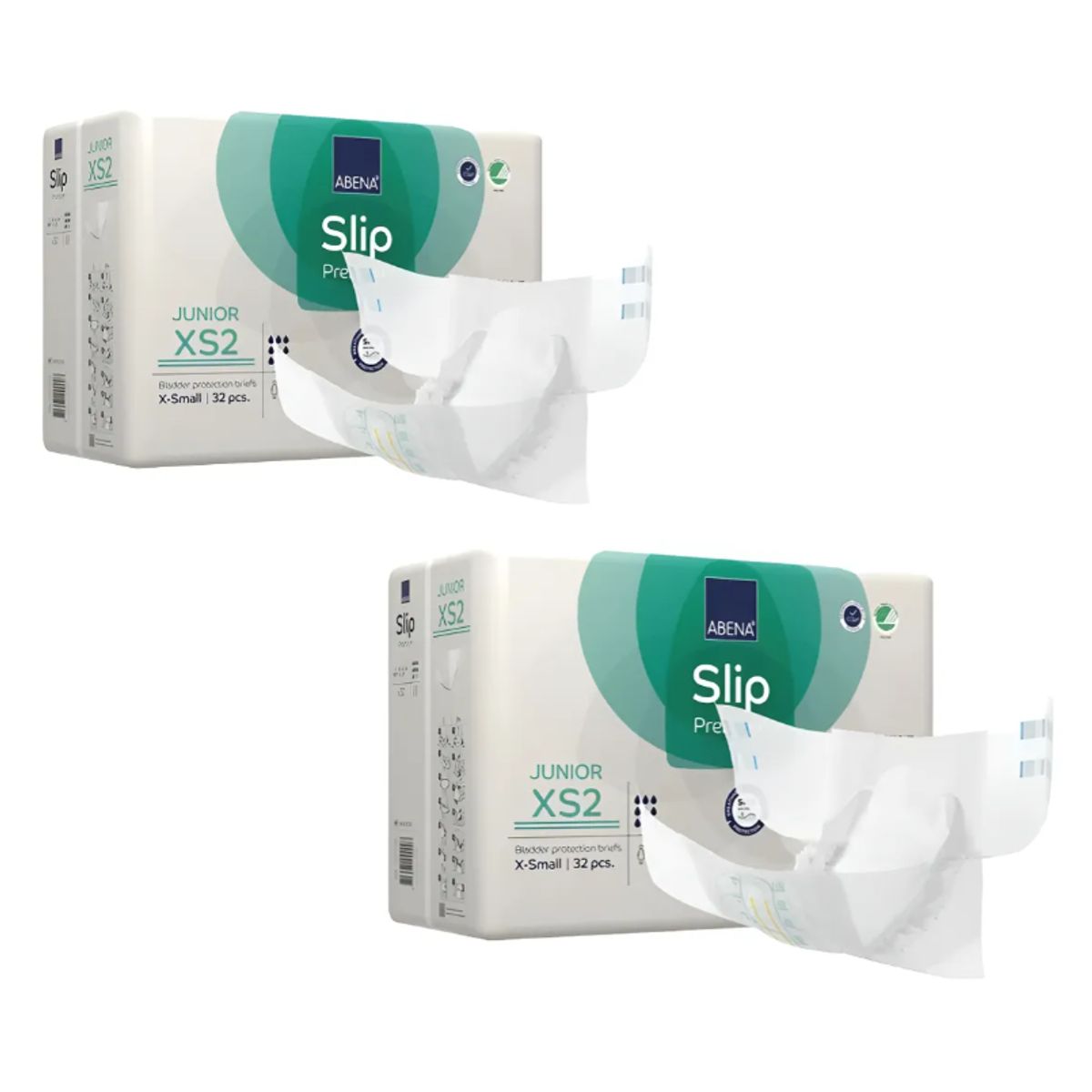 ABENA - Pack X 2 Pañal Abena Slip Junior Xs2 (ex Abriform 43050)
