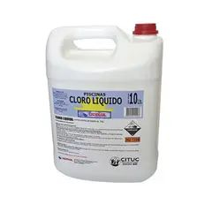 DIDEVAL - CLORO PISCINA CONCENTRADO 10 LITROS