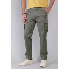 SOVIET - Pantalon Cargo Spandex Stone Wash