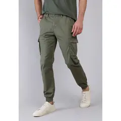SOVIET - Pantalon Jogger Stone Wash Spandex