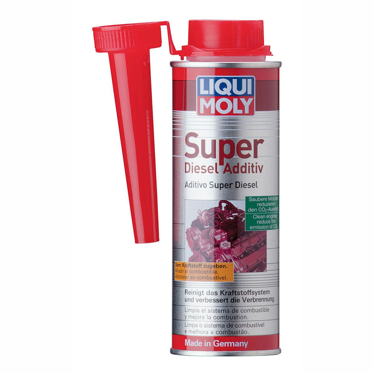 LIQUI MOLY - Aditivo Limpiador Sistema Combustible Diesel Liqui Moly Super Diesel Additiv 250 ml